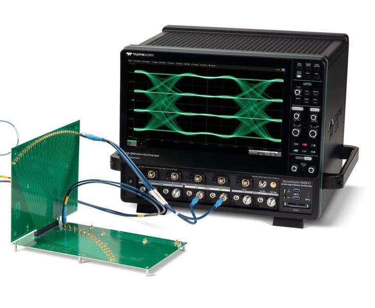 Bild 3: Die Oszilloskope der WaveMaster-8000HD-Serie ermöglichen präzise PHY-Messungen bis PCIe 7. (Bild: Teledyne LeCroy)