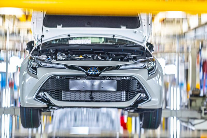 Im britischen Burnaston testet Toyota ein neues industrielles Modell für das zweite Leben von Autos(Bild:  Toyota)