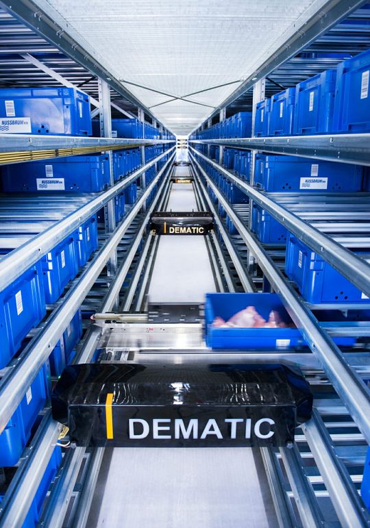 Auf der LogiMAT 2020 feiert auch der neue Dematic Multishuttle 2 E seine Premiere.(Quelle:  Dematic)