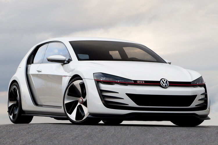 VW Design Vision GTI – schon im Stand schnell. (Foto: VW)