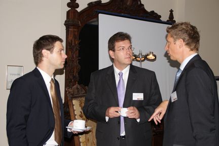 Die drei Referenten (v.l.) Martin Jackowski, Rechtsanwalt (Internetrecht), Holger Tempel, Geschäftsführer Codes Webalytics, und Ralf Riba, Geschäftsführer von Riba Business Talk (Archiv: Vogel Business Media)