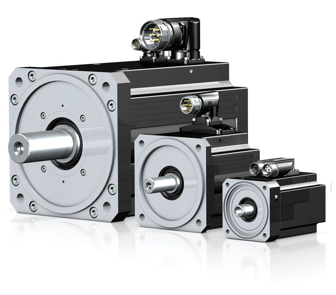 Die Synchron-Servomotoren der Baureihe EZ sind kompakt, bieten ein maximales Drehmoment, eine hohe Dynamik und geringe Drehmomentwelligkeit.  (Bild: Stöber Antriebstechnik)
