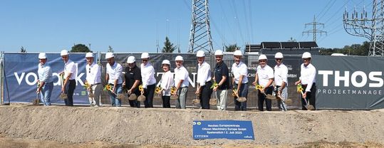 Der Spatenstich zur neuen Europazentrale der Citizen Machinery Europe GmbH.(Bild:  Citizen Machinery Europe GmbH)