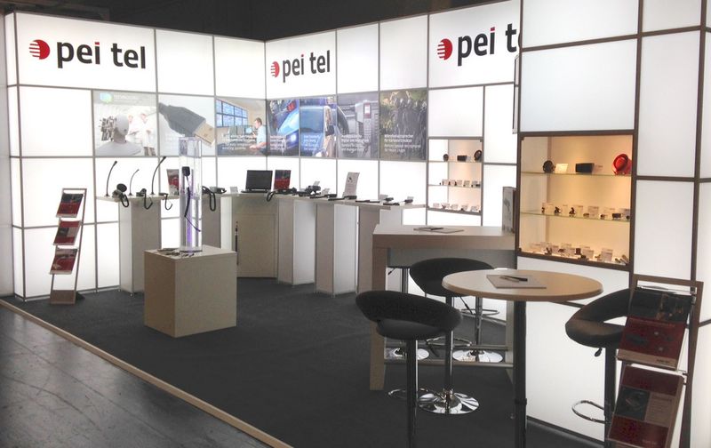 Pei-Tel-Messestand (Bild: Pei Tel)