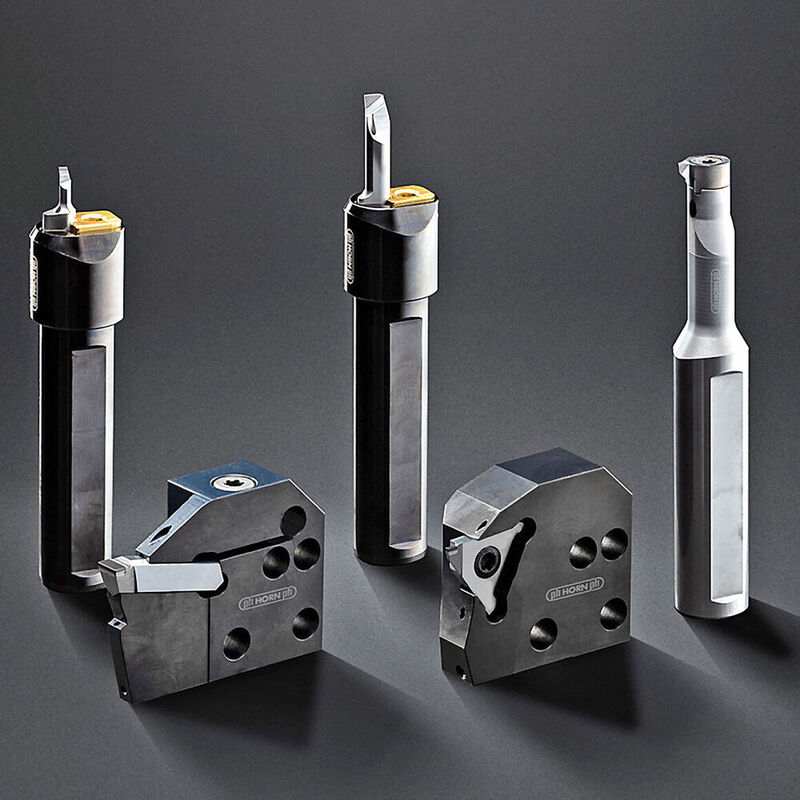 Horn is expanding its tool portfolio to include CBN-tipped tools for machining hard materials.
