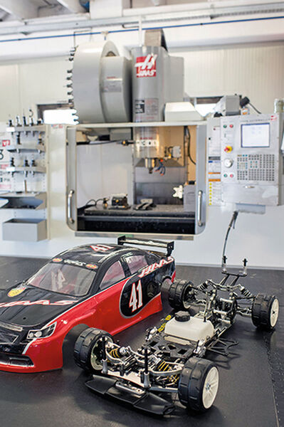 Die meisten Bauteile der Modellrennwagen werden bei Modeltek mit Haas-Maschinen gefertigt. (Haas)