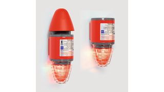 Im Bild: die akustisch-visuellen und visuellen Signalgeräte  YL60 und FL60  (R.Stahl)