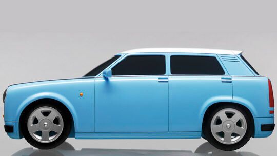 Bereits 2007 präsentierte der Miniaturhersteller Herpa zum 50. Geburtstag eine Neuinterpretation des Trabant. 2009 auf der IAA in Frankfurt stellte er das von der IndiKar Individual Karosseriebau GmbH aus Wilkau-Haßlau erstellte Konzeptfahrzeug, den Protoyp „Trabant nT“, vor. Die nachfolgende Investorensuche scheiterte allerdings, sodass das Fahrzeug nie in Serie produziert wurde. (Bild: SLX)