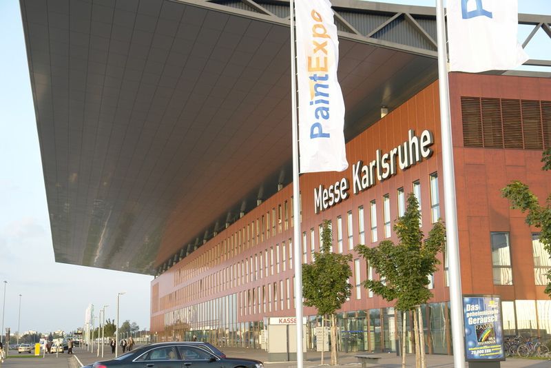 Die Messe Karlsruhe bleibt bis 2025 Veranstaltungsort der Paintexpo. (Bild: Paintexpo)