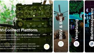 Screenshot der strategischen Vernetzungsplattform für die Sicherheits- und Verteidigungsindustrie (SVI). (Bild: Maienschein)