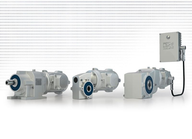 Durch Oberflächenveredelung werden Antriebskomponenten gegen Korrosion geschützt. Die  Aluminiumgussgehäuse sind  washdown-optimiert. (Bild: Nord Drivesystems)