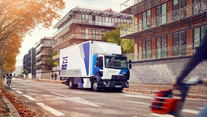 Renault Trucks setzt in Deutschland ab Frühjahr 2022 ausschließlich auf batterieelektrische Lkw im Verteilerverkehr.