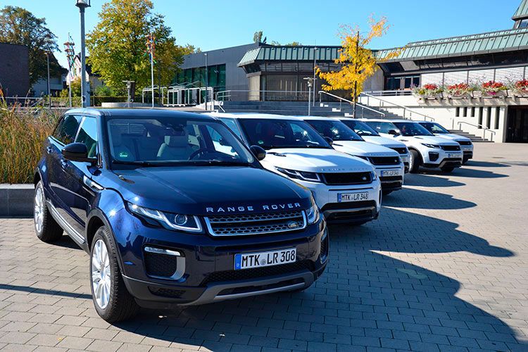 Der neue Range Rover Evoque kam von der IAA direkt zu den Land-Rover-Händlern. (Foto: Michel)