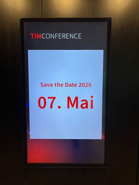 Save the date! Next TIM Conference am 7.5.2026! (Bild: Vogel IT-Medien GmbH)
