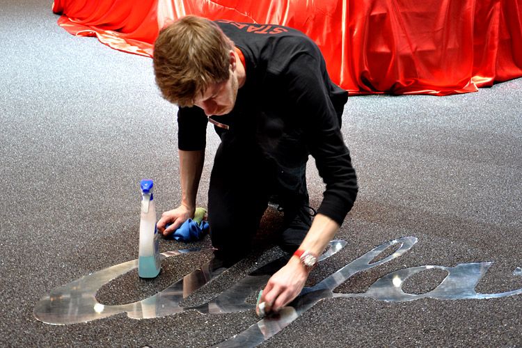 Bevor es richtig losging, wurde alles auf Hochglanz gebracht... (Foto: Wehner)