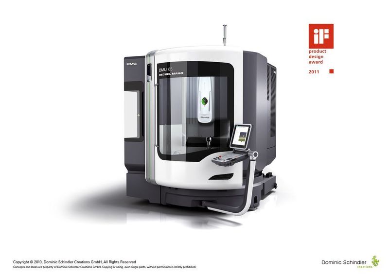 High-End-Werkzeugmaschine: Auch der Innenraum der DMU 65 glänzt im 