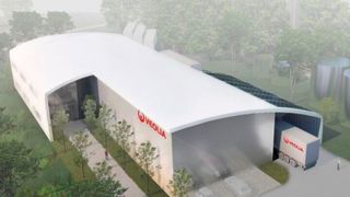 So wird die neue Regenerierstation mit Fertigstellung Mitte 2021 aussehen. (Veolia)