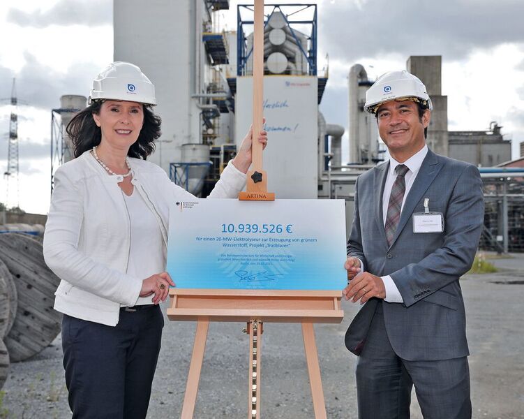 Das Wasserstoff-Projekt hat einen Förderbescheid des deutschen Bundesministeriums für Wirtschaft und Energie erhalten. (Dirk Jochmann/ Air Liquide)