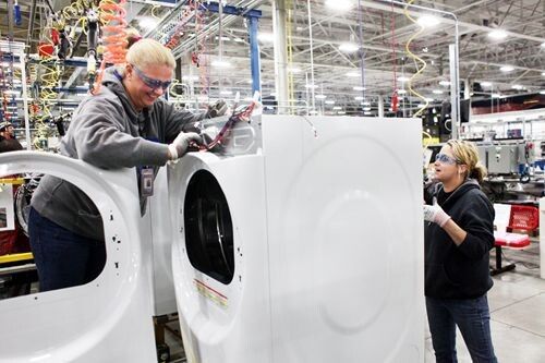 General Electric baut auch Waschmaschinen und meldete 1702 Patente an. Platz 4 für die Amerikaner. (Bild: GE)