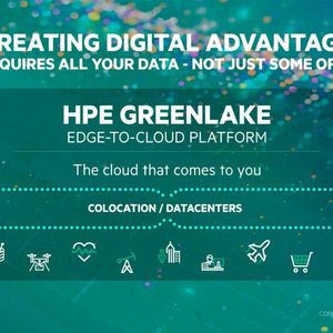 HPE GreenLake verbindet zahlreiche Datenquellen vom Edge bis zur Public Cloud, um sie in Rechenzentren verwalten, schützen und auswerten zu können. (Hewlett Packard Enterprise)