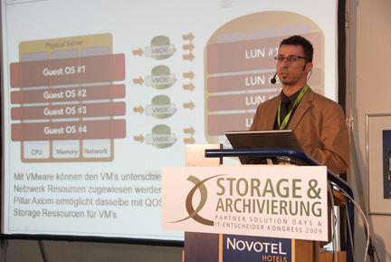 In der Breakout-Session von Pillar Data Systems und Entrada stand alles im Zeichen von Application Aware Storage. (Archiv: Vogel Business Media)