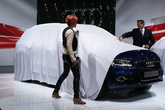 Als Weltpremiere hatte dagegen Audi den neuen Q5 mitgebracht, den hier ...  (Vera Scheid)