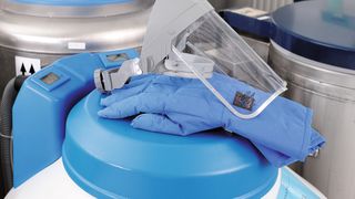 Im neuen Transportcontainer finden bis zu 32680 Ampullen Platz. (Bild: Neumaier Logistics)