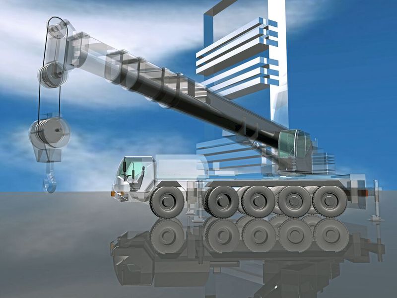 Ein Einsatzbereich für die verschiedenen Sicherheitsventile von Bucher Hydraulics sind Mobilkrane.  (Bild: Bucher Hydraulics)