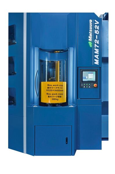 Matsuura-MAM72- 52V-Beladestation. (Matsuura)