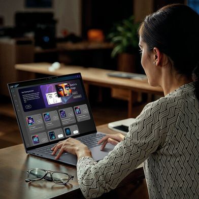 Das auf der CES präsentierte Premium-Notebook Acer Swift Edge 16 AI (SFE16-151/T) wird von einem Intel-Prozessor aus der neuen Panther-Lake-Familie bis hinauf zum Core Ultra 9 386H angetrieben. Beim 16-Zoll-Display kommen OLED-Panels mit WUXGA- oder WQXGA+-Auflösung zum Einsatz. (Bild: Acer)