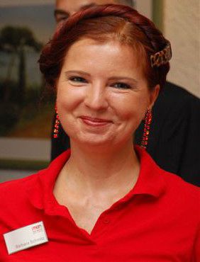 Marketing-Leiterin Barbara Schmitz freut sich über die gelungene 25-Jahr-Feier bei MEN Mikro Elektronik (Archiv: Vogel Business Media)