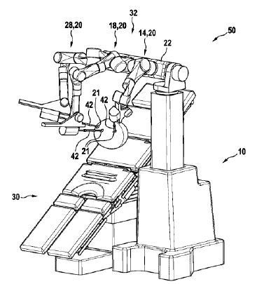 Roboterbasis und medizinisches Operationssystem(Bild:  Karl Storz/DPMA)