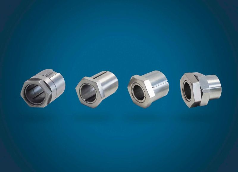 Spannsätze von KBK eignen sich  für die spielfreie Drehmomentübertragung. (Bild: KBK Antriebstechnik)