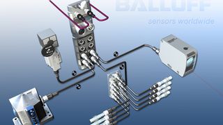 Parametrierbare und diagnosefähige IO-Link-Sensoren können allein über eine dreiadrige Standardleitung angebunden werden. Das macht mehrpolige Verbindungsleitungen und Sonderkabel überflüssig. (Archiv: Vogel Business Media)