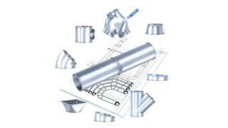 Neu in Serienfertigung: Ein feuerverzinktes Programm inklusive Klappkasten in 3 mm Wandstärke.  (Bild: Jacob Rohrsysteme)