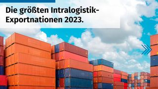 Das Weltexportvolumen lag 2023 bei 122,5 Mrd. Euro, ein plus von 13 Prozent gegenüber 2022. Die Top 10 der Länder mit den höchsten Intralogistikexporten. (Bild: MM LOGISTIK)