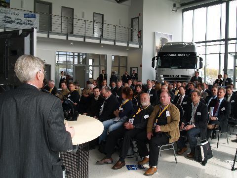 Unternehmenssprecher Manfred Kuchlmayer begrüßte die Gäste. (Archiv: Vogel Business Media)