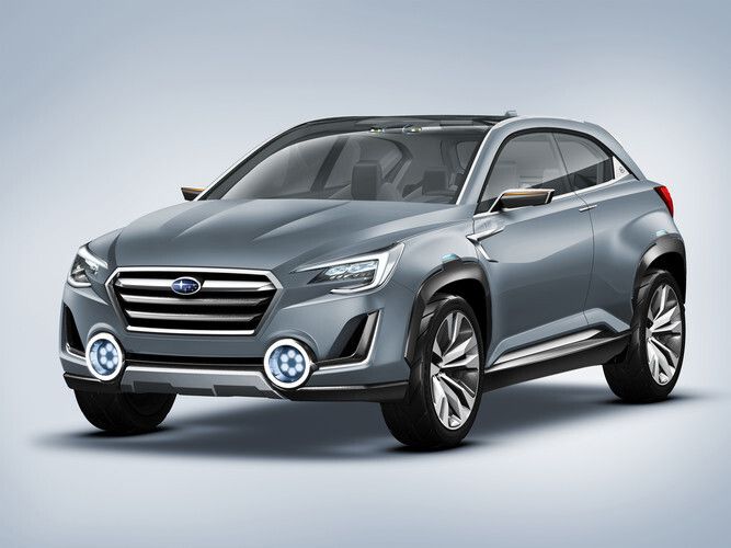 Der Subaru Viziv 2 Concept: Sein Plug-In-Hybridsystem besteht aus einem 1,6-Liter-Boxer mit Benzindirekteinspritzung und drei Elektromotoren (Bild: Subaru)