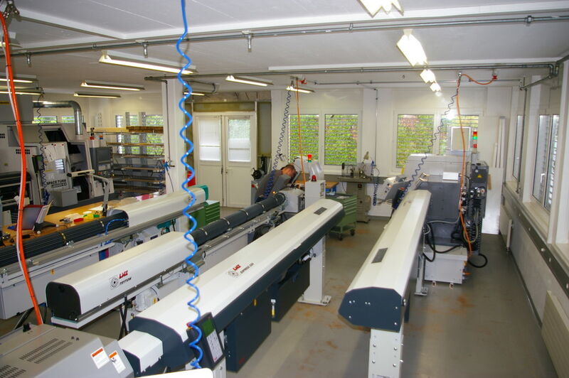 L'atelier de production de KCK Sàrl. est composé notamment de décolleteuses Citizen et d'une Okuma. (Image MSM - JR Gonthier)