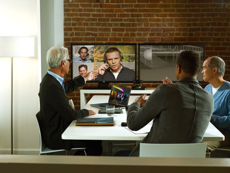Für HP gehört Video-Conferencing zu einem umfassenderen Konzept in Sachen Unified Communications und Collaboration. Bild. HP (Archiv: Vogel Business Media)