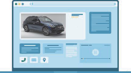Fahrzeuganzeigen auf Google: Das US-Unternehmen will die Annoncen von Händlern künftig nicht nur über Google Shopping ausspielen, sondern über verschiedene seiner Services und Plattformen.(Bild:  © Flash concept - stock.adobe.com; Google)