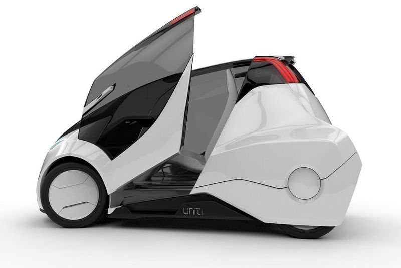 Ein bisschen Design darf schon sein: das Uniti-Fahrzeug hat nach bisherigen Plänen Flügeltüren. (Uniti)