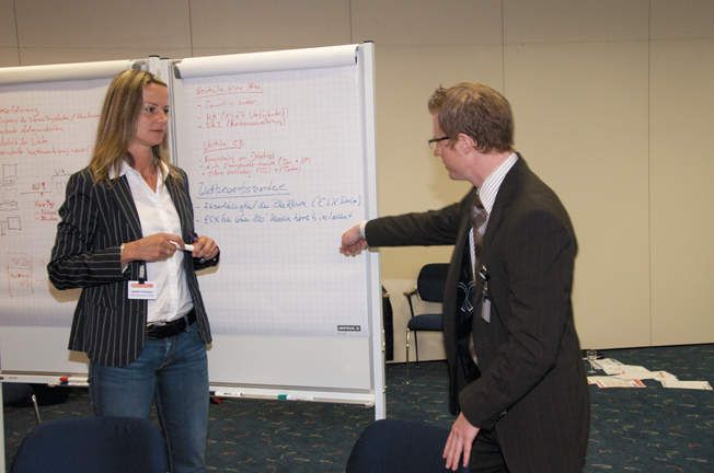 Im Anschluss an die Whiteboarding-Vorträge gab es jeweils individuelle Manöver-Kritik und hilfreiche Praxis-Tipps vom VMware-Team. (Archiv: Vogel Business Media)