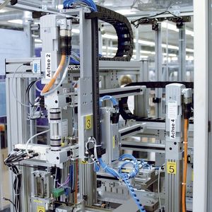 Montagezelle: Entlastung und Zeitgewinn der Konstruktionsabteilung durch Festo. Bild: Festo