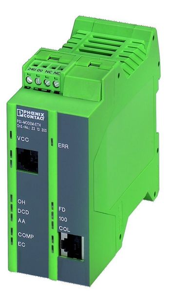 Bild 2: Das Ethernet-Modem PSI-Modem/ETH ist auf die industriellen Bedürfnisse der Fernwartung und Alarmierung abgestimmt. (Archiv: Vogel Business Media)