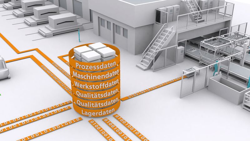 Das Datenzentrum „Linked Factory“ ist im Presswerk 4.0 ebenso bedeutend wie die Mitarbeiter. (Fraunhofer-IWU)