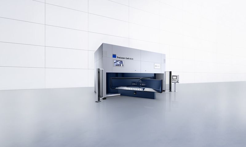 Haupteinsatzgebiet der erst im Oktober 2014 eingeführten Trulaser Cell 8030 ist unter anderem das Schneiden warm umgeformter 3D-Konstruktionen. (Bild: Trumpf)