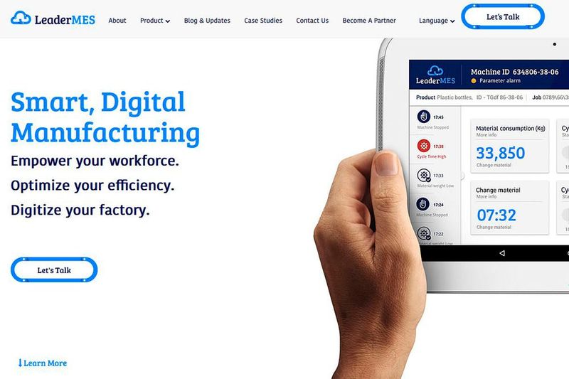 LeaderMES entwickelt Software, die von Fabriken zur Digitalisierung des Produktionsprozesses eingesetzt wird. Die gesicherte Cloud-basierte RTOI-Lösung wurde für KMUs entwickelt und ermöglicht eine schnelle, unterbrechungsfreie, modulare und skalierbare Bereitstellung. (Bild: LeaderMES)