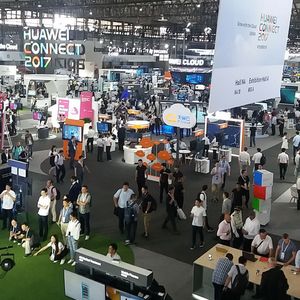 Abbildung 1:Die Veranstaltung „Huawai Connect 2017“ lockte rund 20.000 Besucher nach Schanghai. 