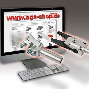 Einen neuen Greiferkonfigurator gibt es auf dem AGS-Kundenportal. Er hilft, die passenden Bauteile aus dem rund 1500 Positionen umfassenden Sortiment einfach und schnell auszuwählen.